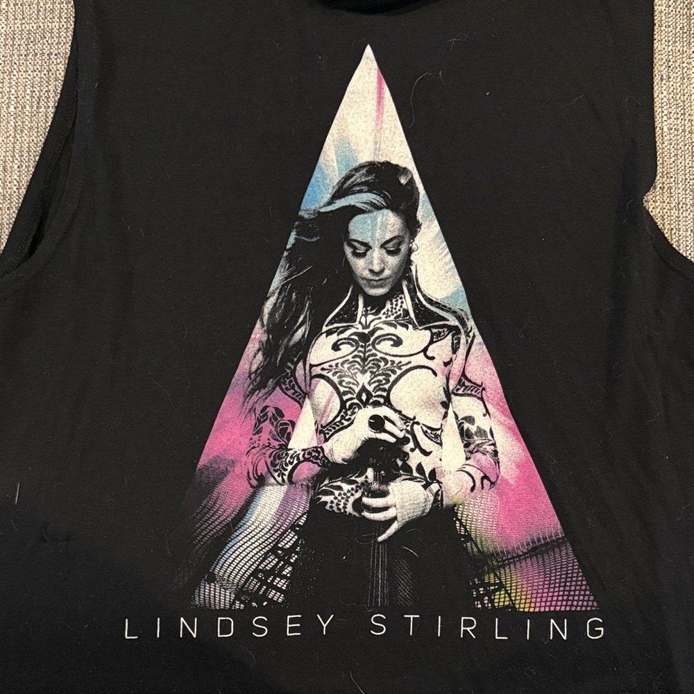 Black Graphic Muscle Tee